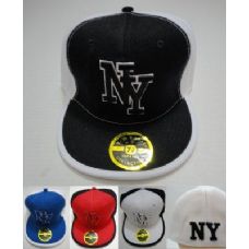 Wholesale Bulk Fitted NY Hat [Block Letters]