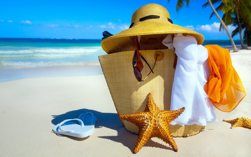 going to the beach