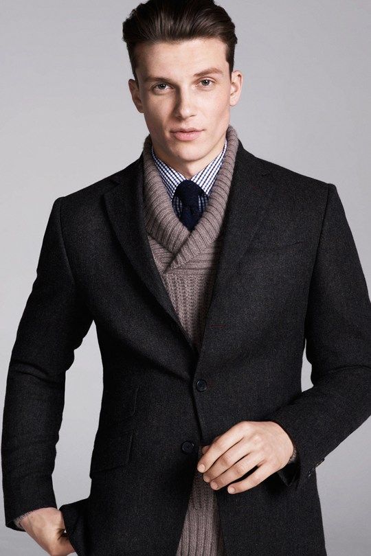 man wearing winter outfit