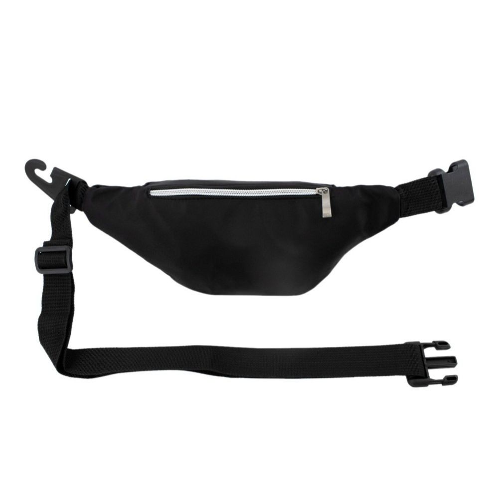 24 Units of Black Nylon Fanny Pack Belt Bag Waist Pack Fanny Pack