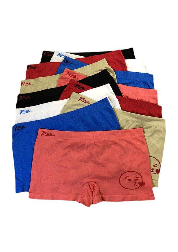 48 Units of Femina Lady's Seamless Boyshort Womens Panties