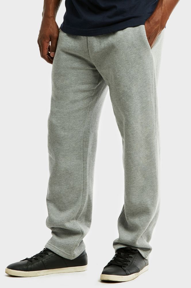 24 Units of Men's Fleece Sweatpants In Heather Grey Size S - Mens ...