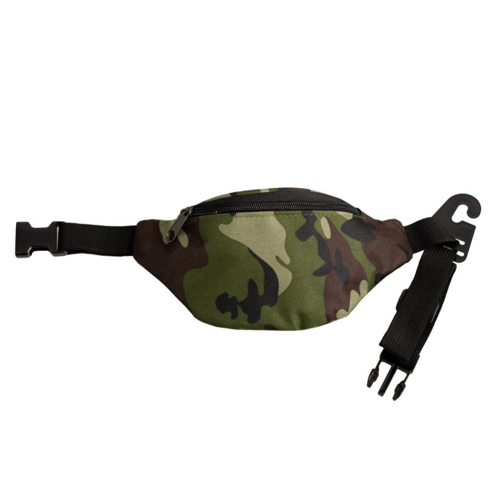 24 Units of Kids Camo Bulk Fanny Packs Belt Bags In 2 Colors Fanny