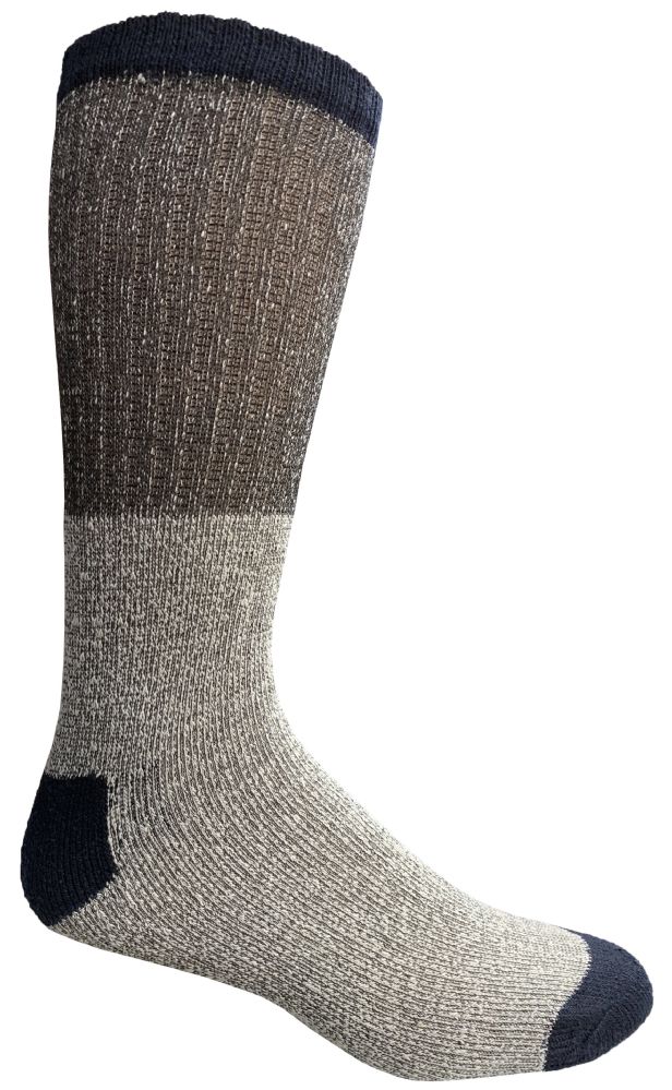 120 Units of Yacht & Smith Mens Cotton Thermal Crew Socks, Cold Weather