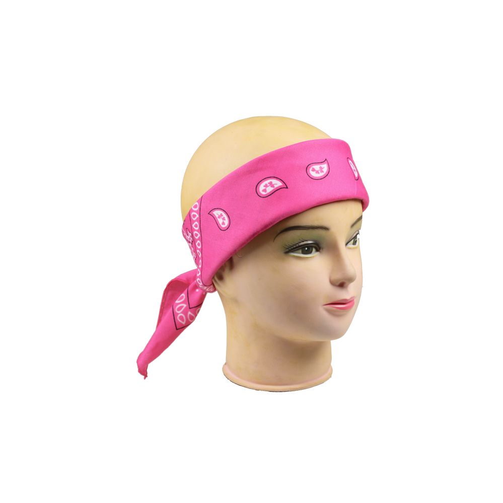 pink neck bandana