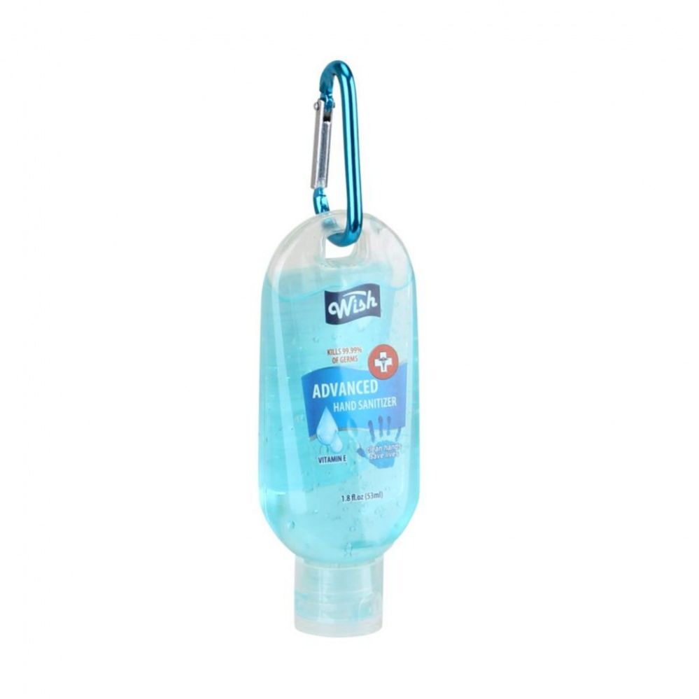 48 Units of Wish Advanced Bulk Hand Sanitizer 1.8 Oz With Key Clip In