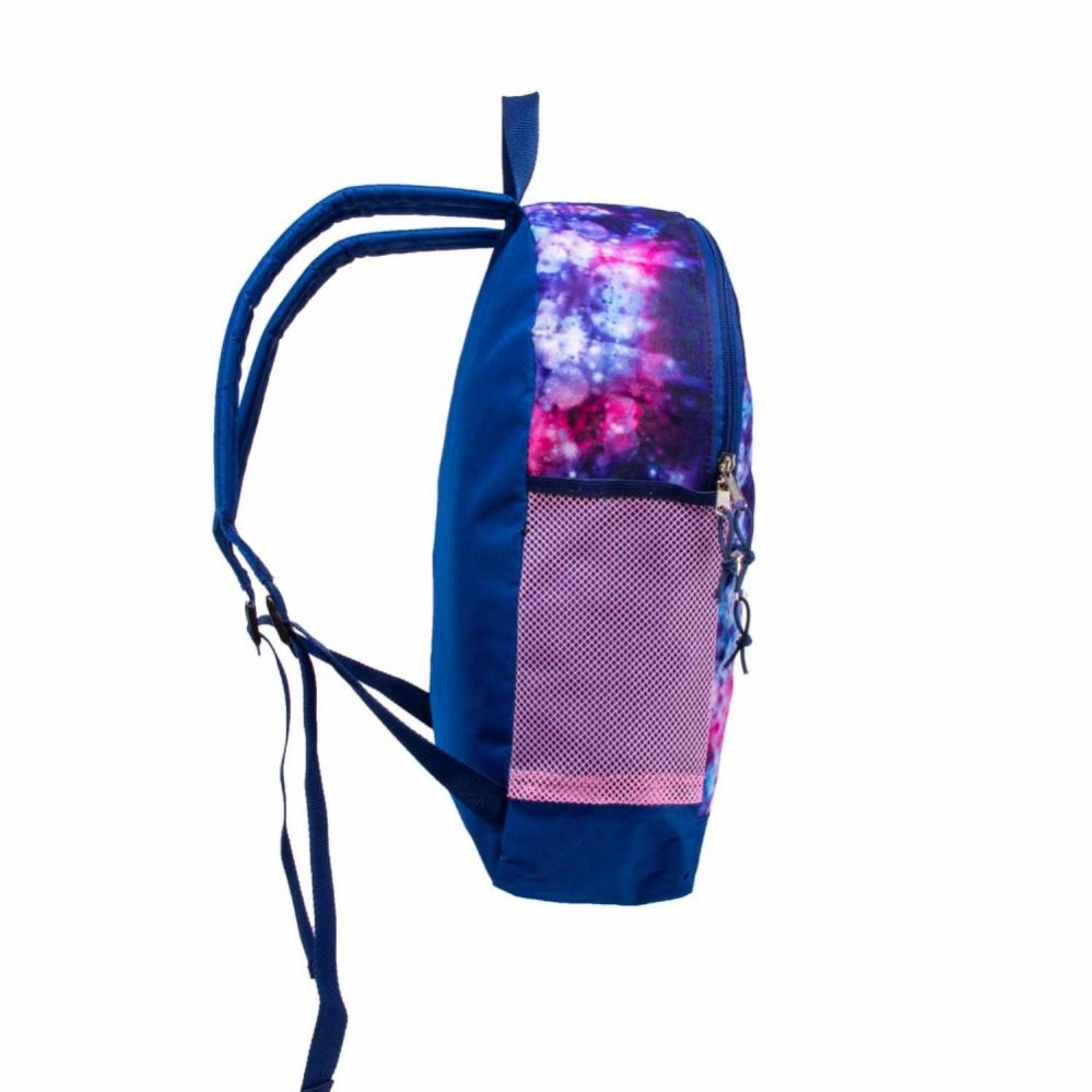 24 Units of 17" Backpacks with Side Mesh Water Bottle Pocket in 3