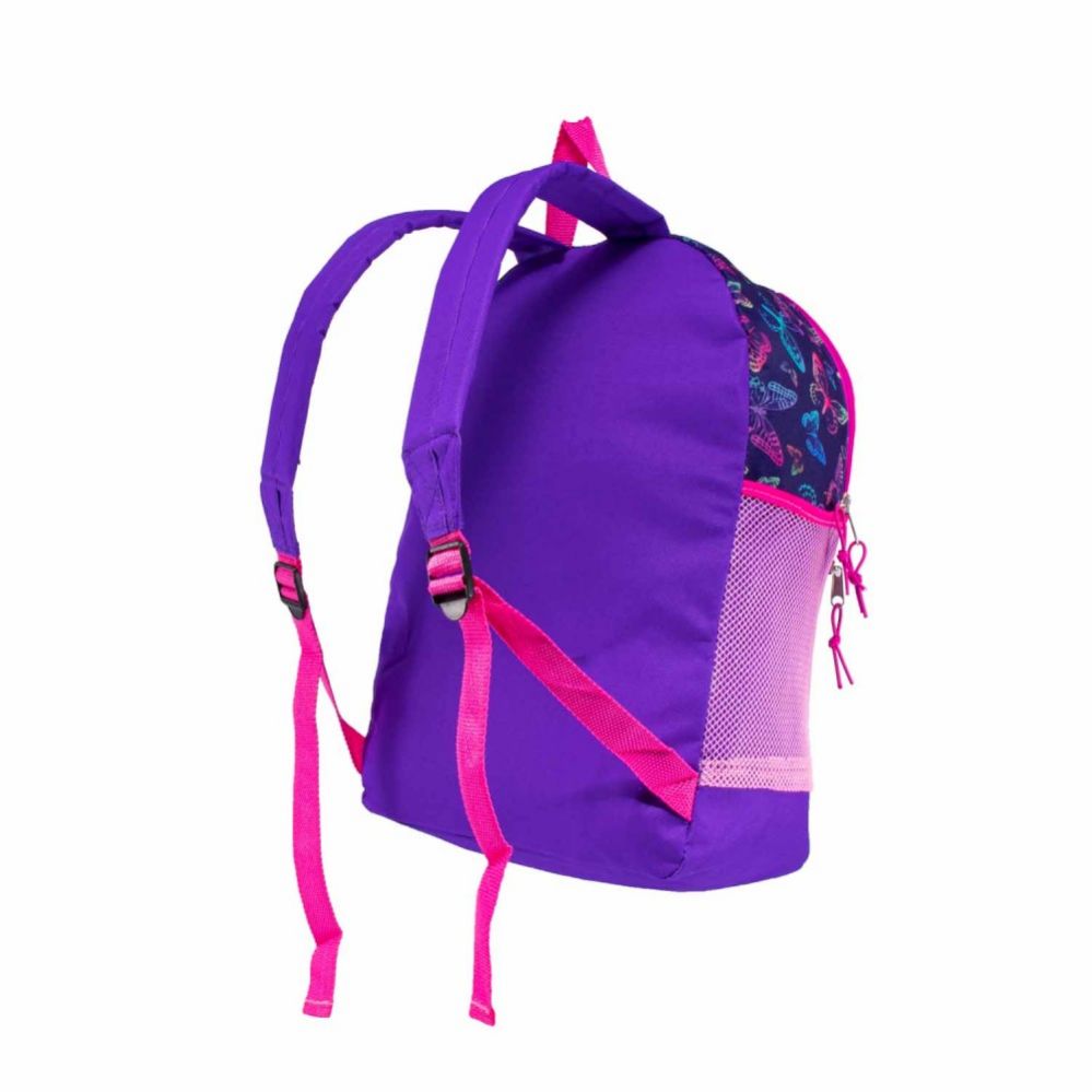 24 Units of 17" Backpacks with Side Mesh Water Bottle Pocket in 3 Prints Backpacks 17" at