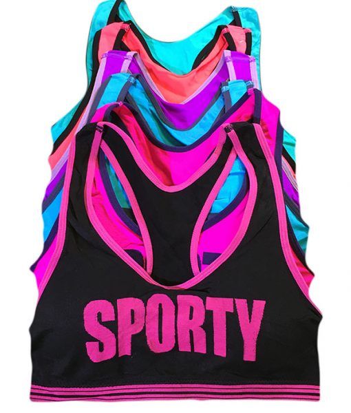 36 Units of Kali & Wins Women's Seamless Sports Bra Womens Bras And Bra Sets at