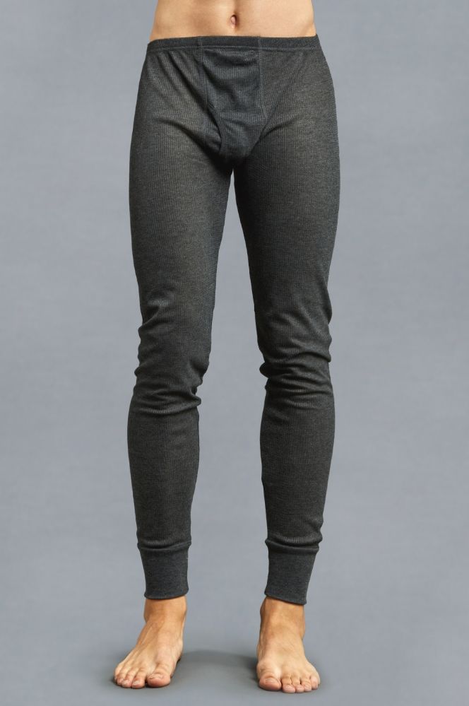 12 Units of Men's Thermal Top And Bottom Set Color Charcoal Size L