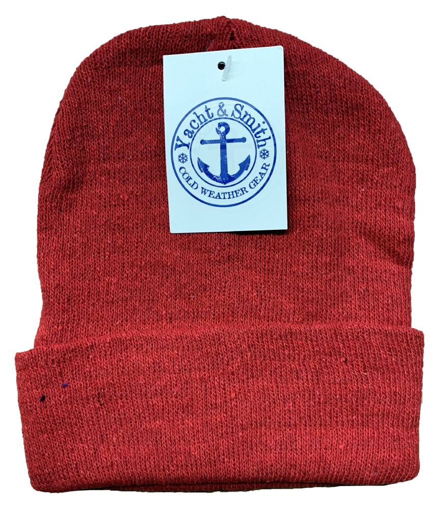 240 Units of Yacht & Smith Unisex Winter Knit Hat Assorted Colors Bulk