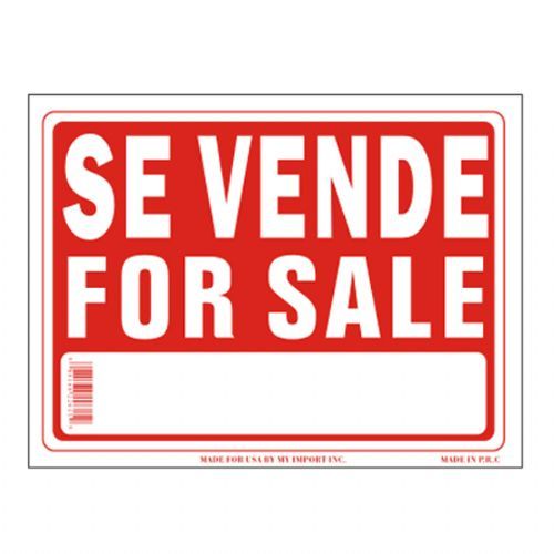 96 Units of Sign 9in x 12in Se Vende (For Sale Spanish) at