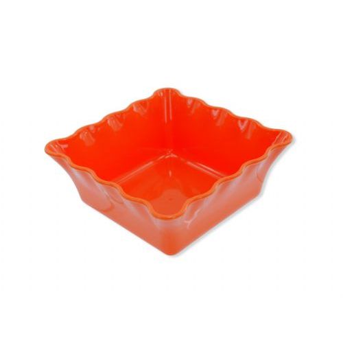 72 Units of Bright Colored Square Bowl Plastic Bowls and Plates at