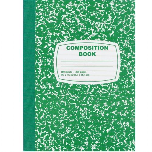 Green Marble Composition Notebook