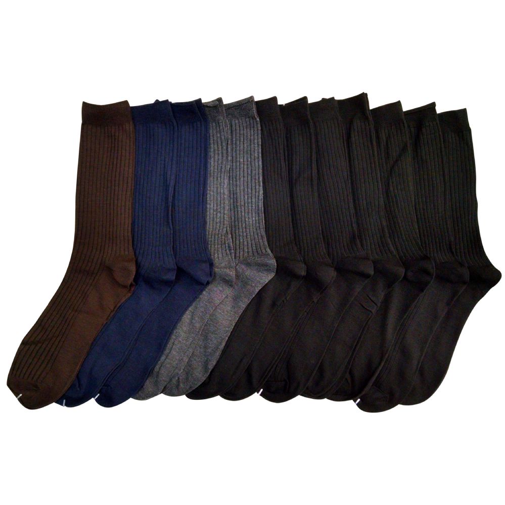120 Units of Men's Dress Sock In Assorted Colors Mens Dress Sock at