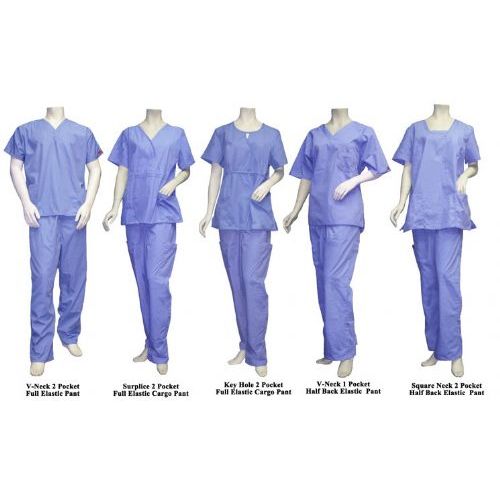 25 Units of 2 Pc Set Scrub Set Light Blue Only Nursing Scrubs at