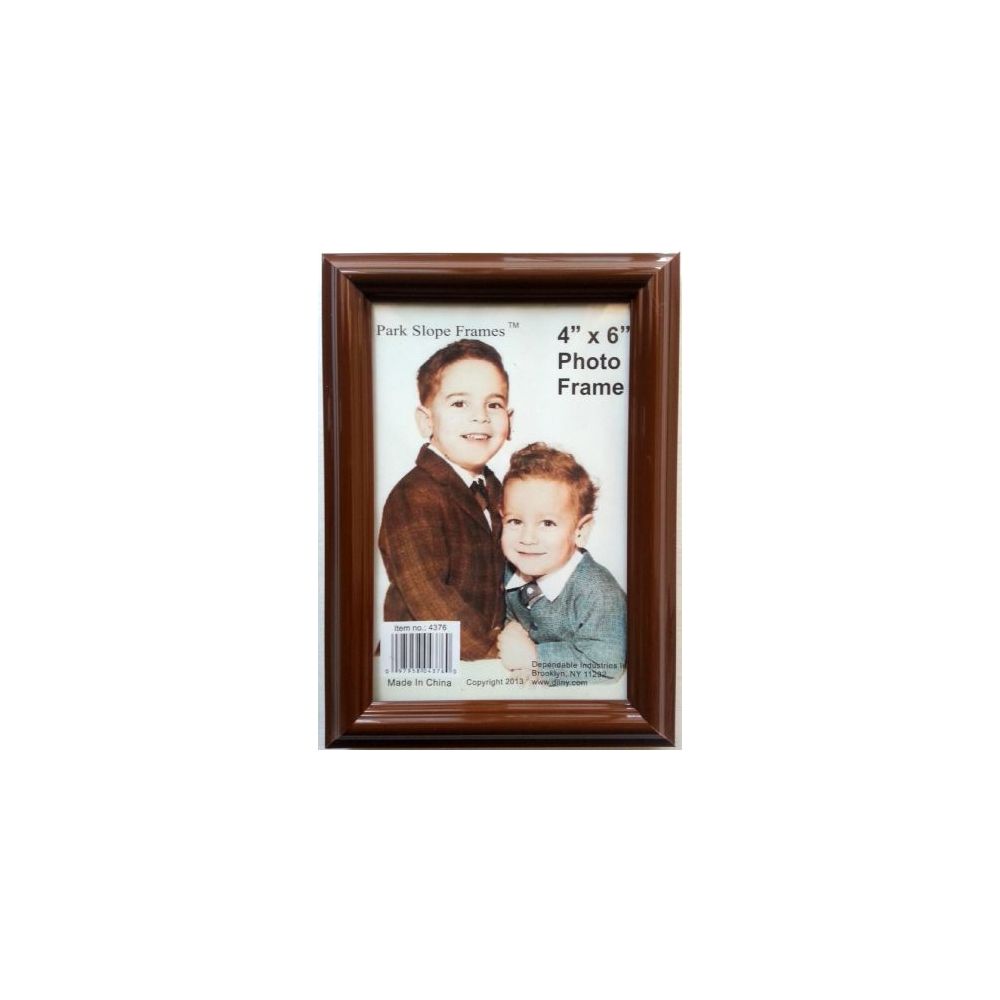 48 Units of Plastic 4 X 6 Picture Frame Brown Picture Frames at