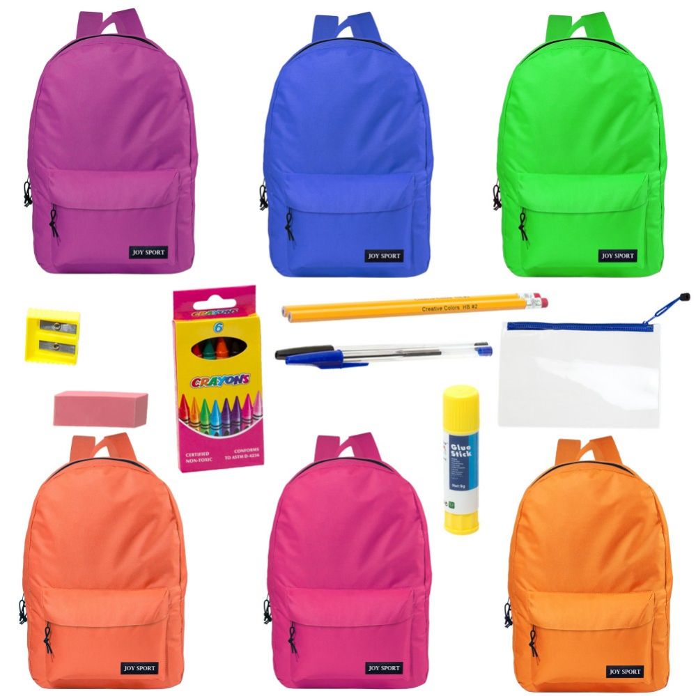 school supplies backpack tour