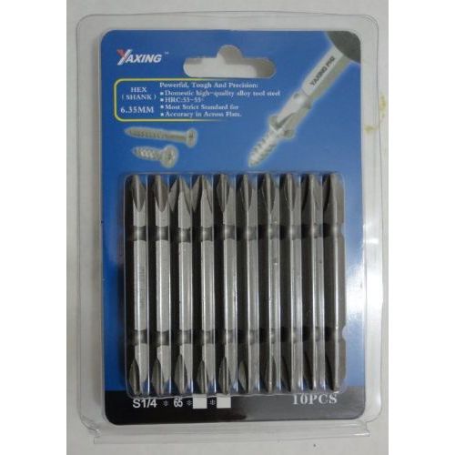 120 Units of 10pc Double Sided Phillips Screwdriver Bit Set at