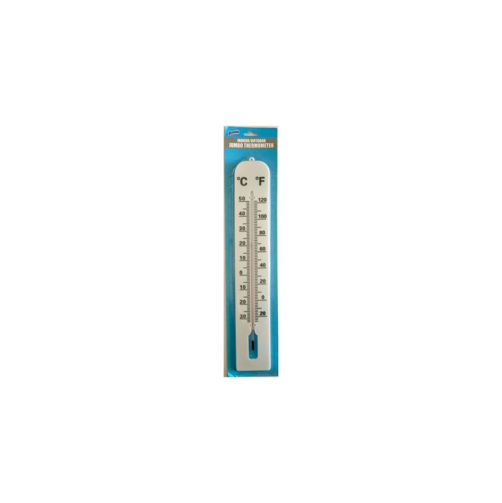 48 Units of Wholesale Jumbo Thermometer 3x16in Garden Decor at