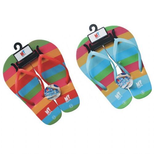 rainbow flip flops waterproof