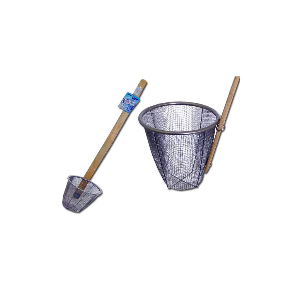 48 Units of Strainer Deep W/long Wooden Handle Strainers & Funnels