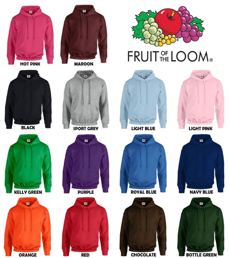 fruit of the loom sweatshirt jacke