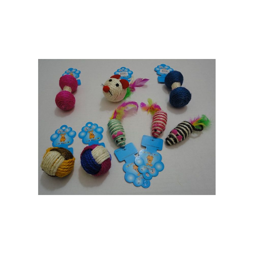 72 Units of Twine Cat Toy Assortment Pet Accessories at