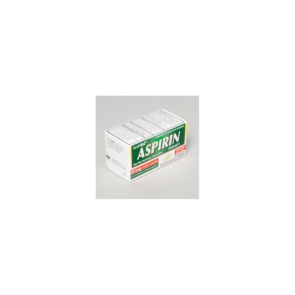 96 Units of Aspirin Enteric Coated 50ct Tablets 81mg Compare To Bayer