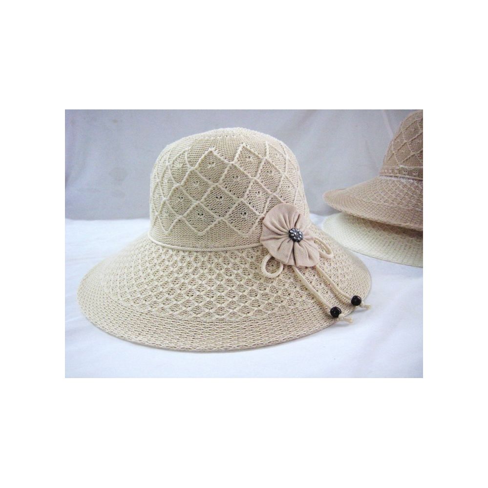 36 Units of Ladies Woven Summer Hat For Gardening Sun Hats at