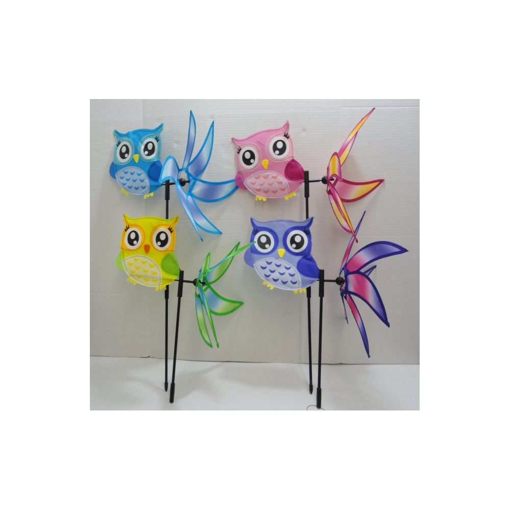 36 Units of 16" 3D Wind Spinner [Owl] at