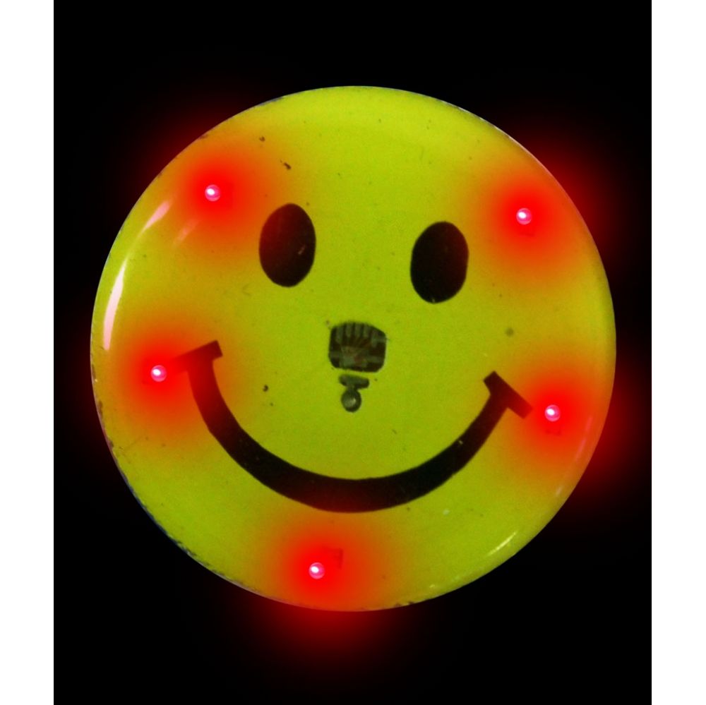 12 Units of Flashing Smiley Face Blinky at