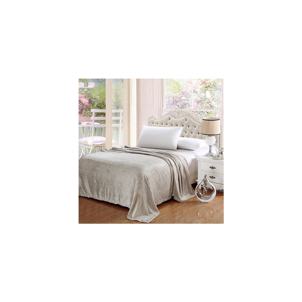 12 Units of The Collection 100 Polyester Full Size Blankets Gray