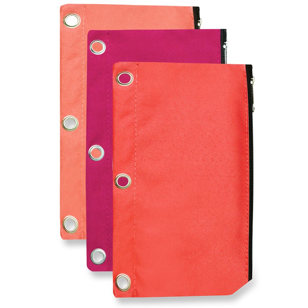 120 Units of 3 Ring Binder Pencil Case Girls at