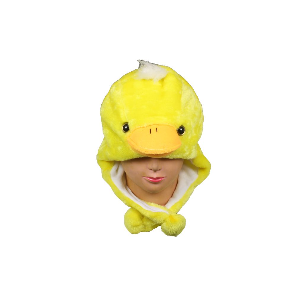 36 Units of Winter Animal Hat Yellow Duck at