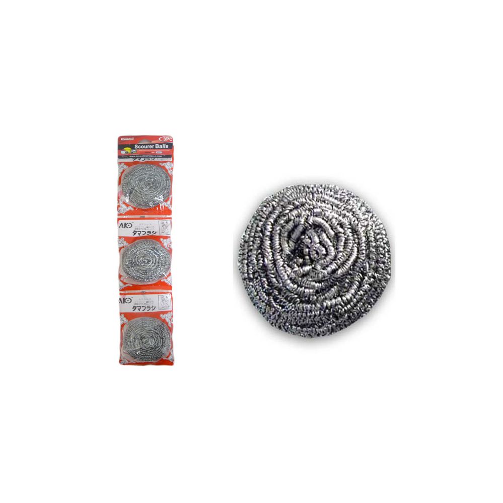 96 Units Of 3pc Scourer Balls Scouring Pads Sponges At