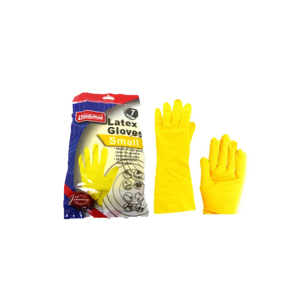 small rubber gloves