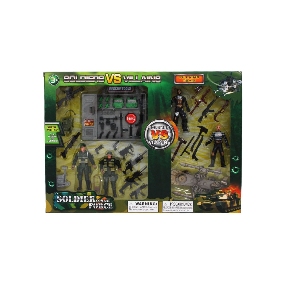 box of action figures