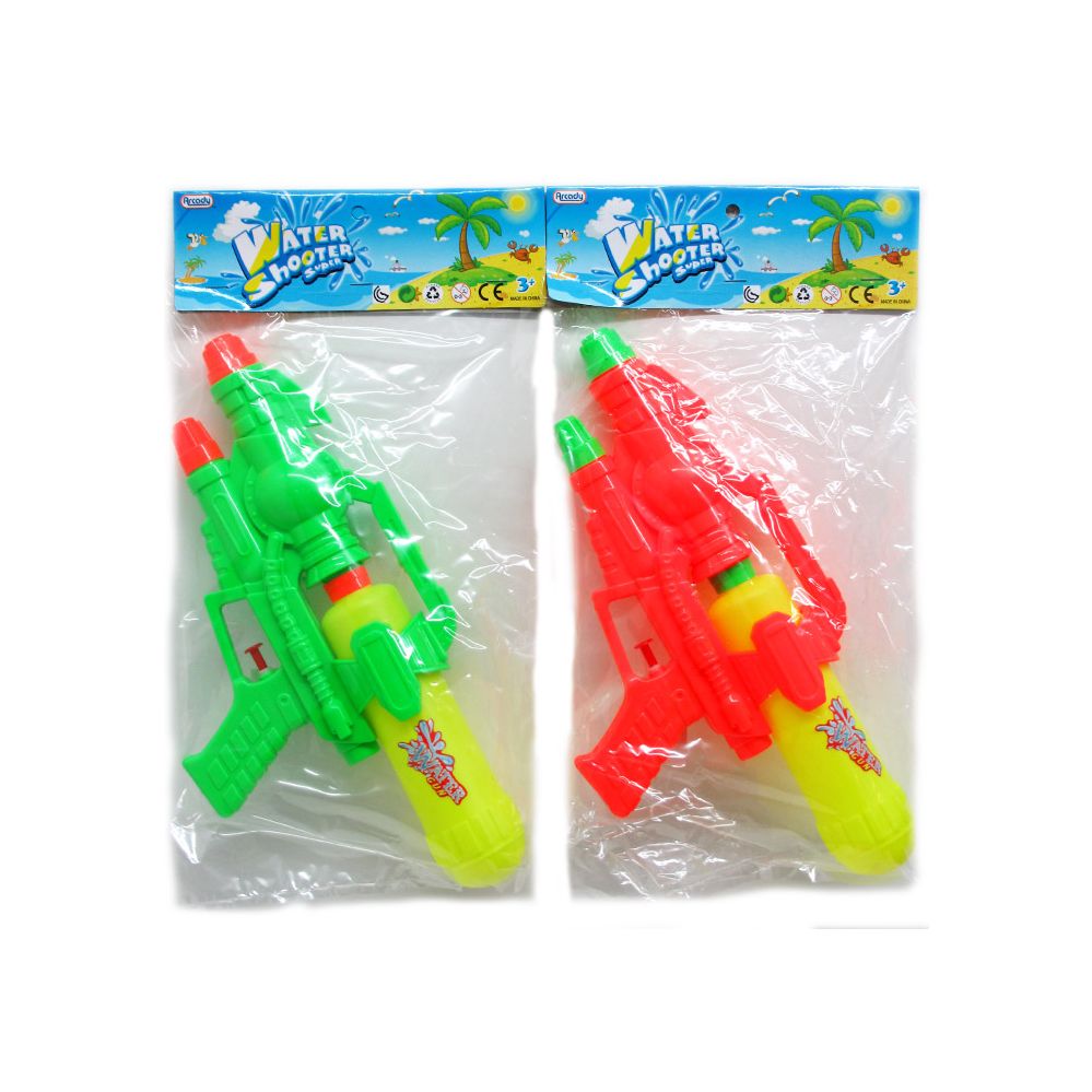 48 Units of 13.5" Water Gun In Poly Bag With Header Assorted Colors Water Guns at