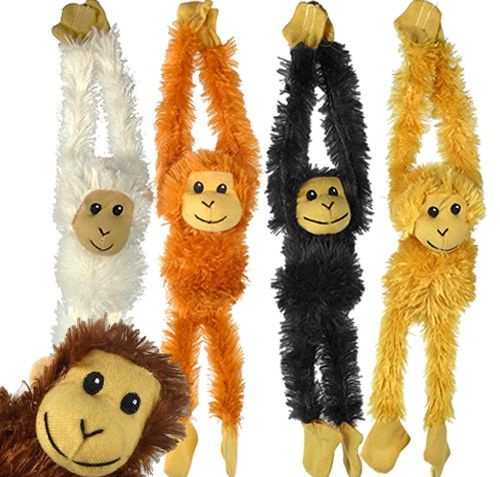 hanging monkey plush toy