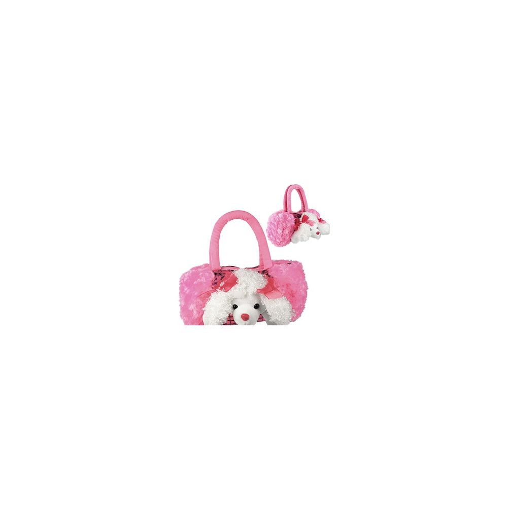 96 Units Of Plush Pink Furry Poodle Purses Leather And 96 Units Of Plush Pink Furry Poodle Purses Leather And Handbags