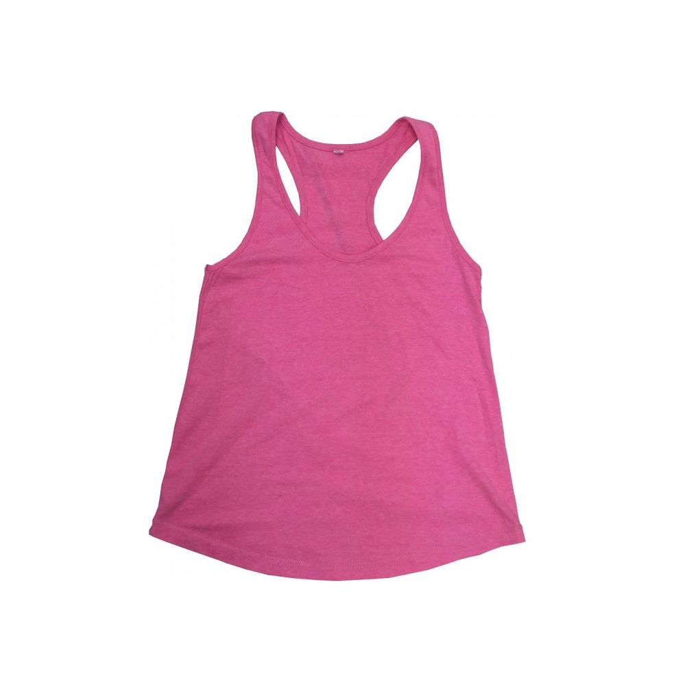 48 Units of Ladies Neon Pink Racer Back Tank Tops Womens Active Wear at