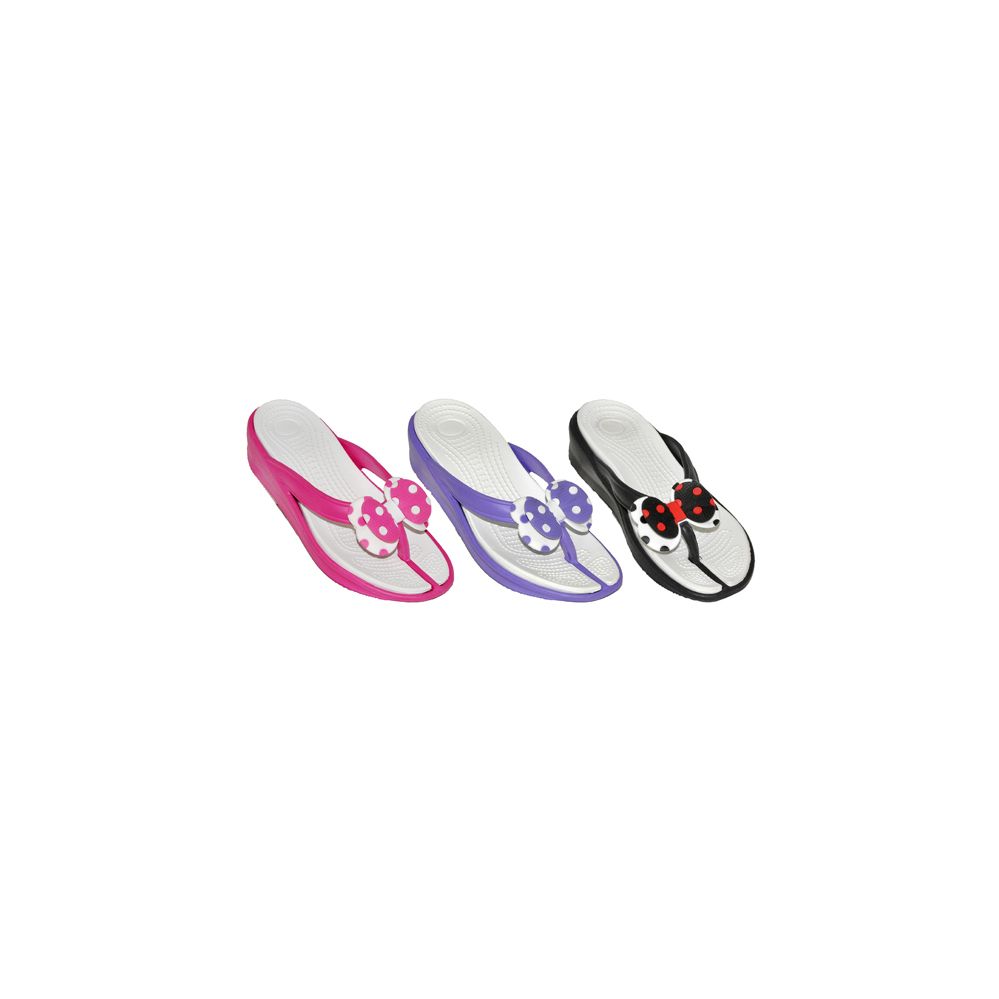 36 Units of Womans Bow Flip Flop - Women's Flip Flops - at - alltimetrading.com