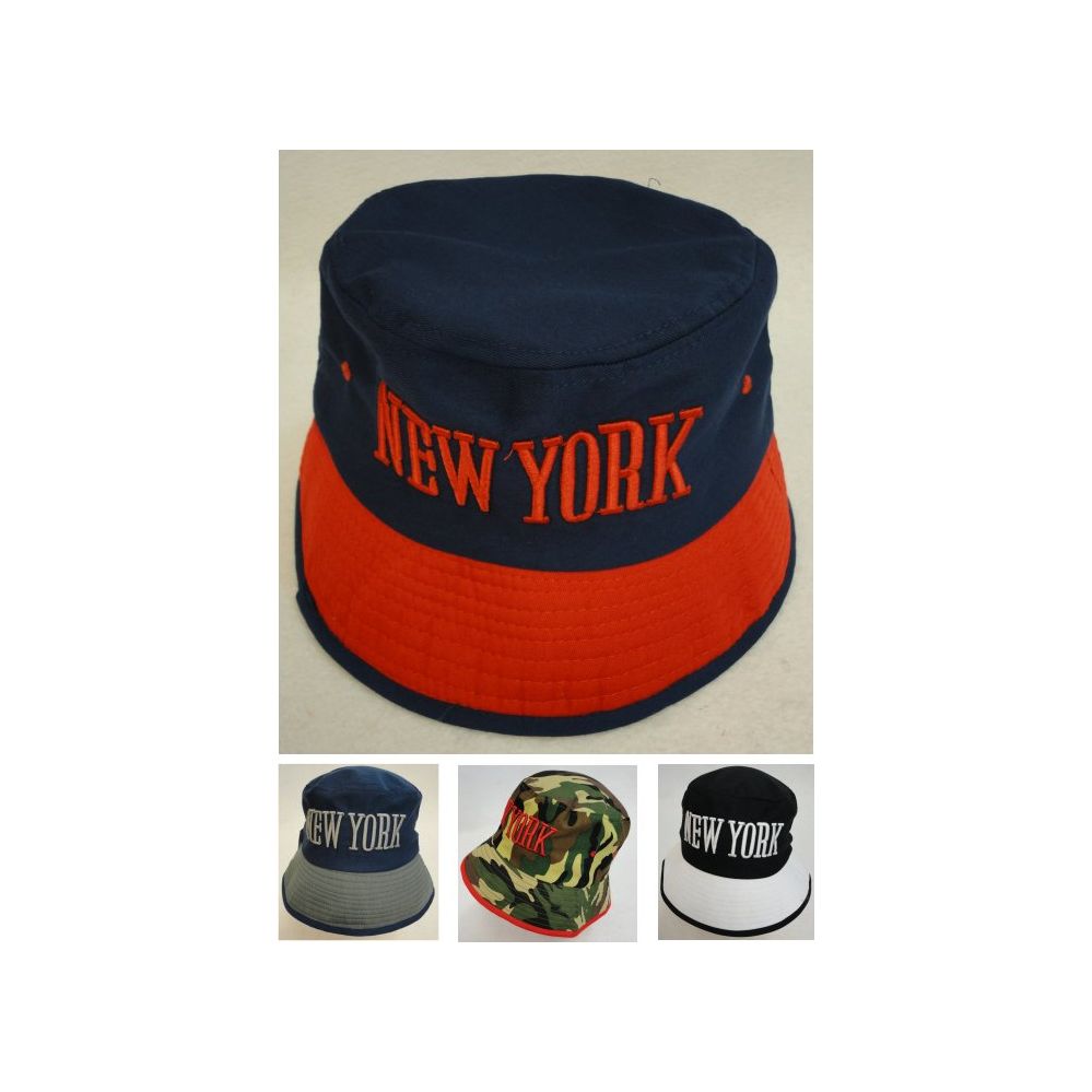 12 Units of Bucket Hat [new York] Bucket Hats at