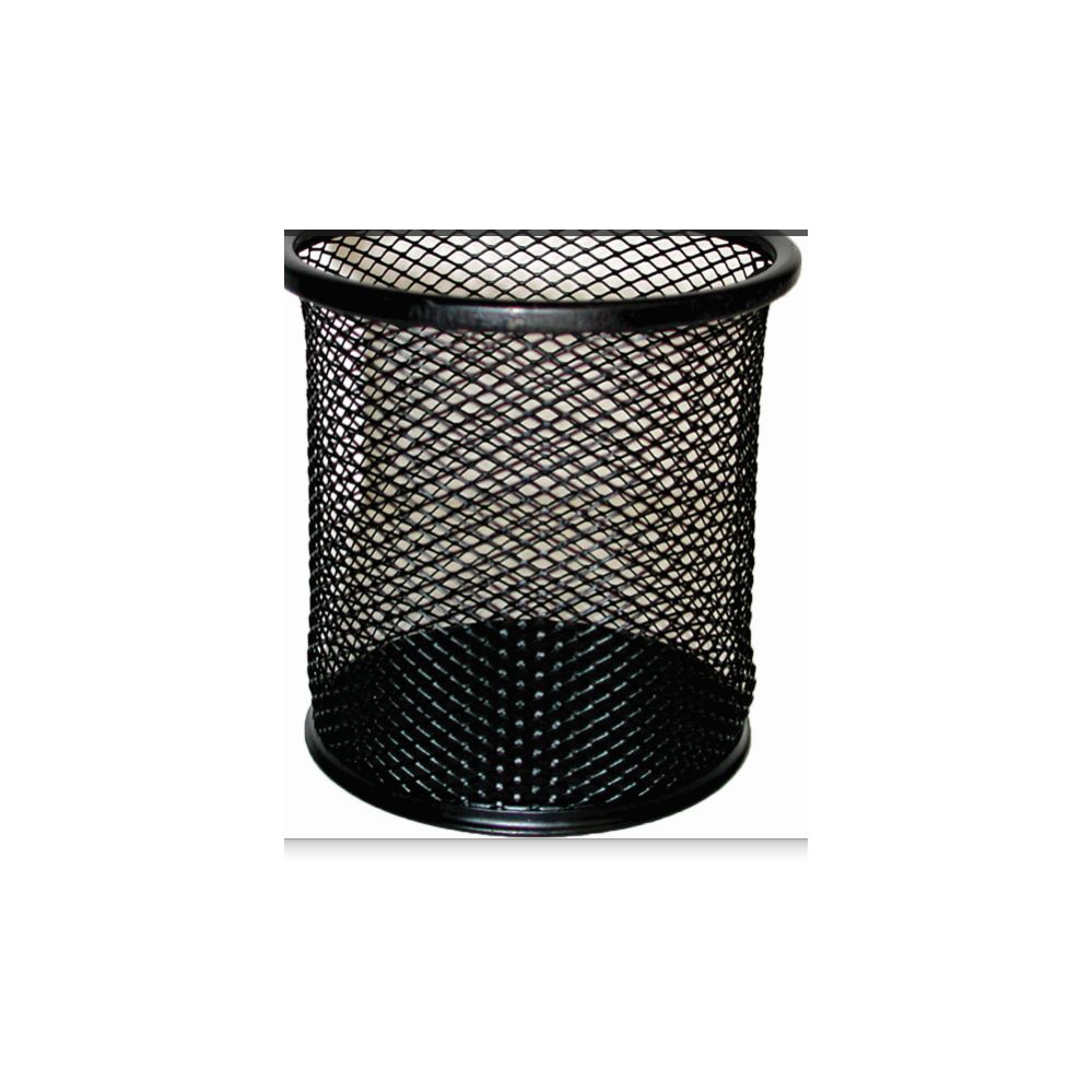 48 Units of Metal Desk Top Pen & Pencil Holder, Black metal at