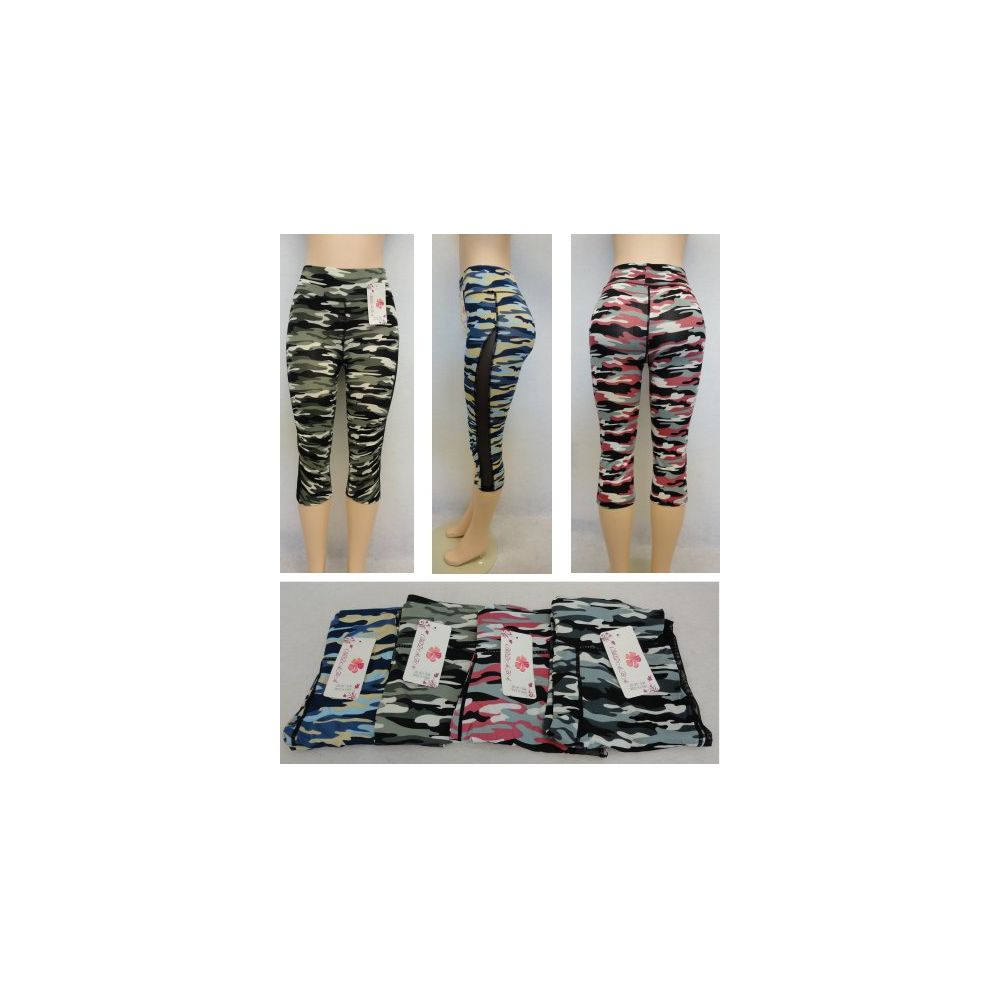 camo capris women's