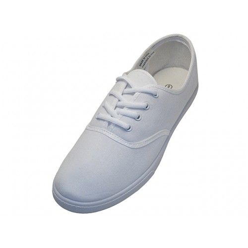 white canvas womens sneakers