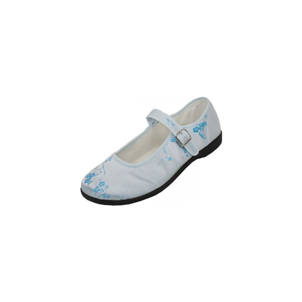 light blue mary jane shoes