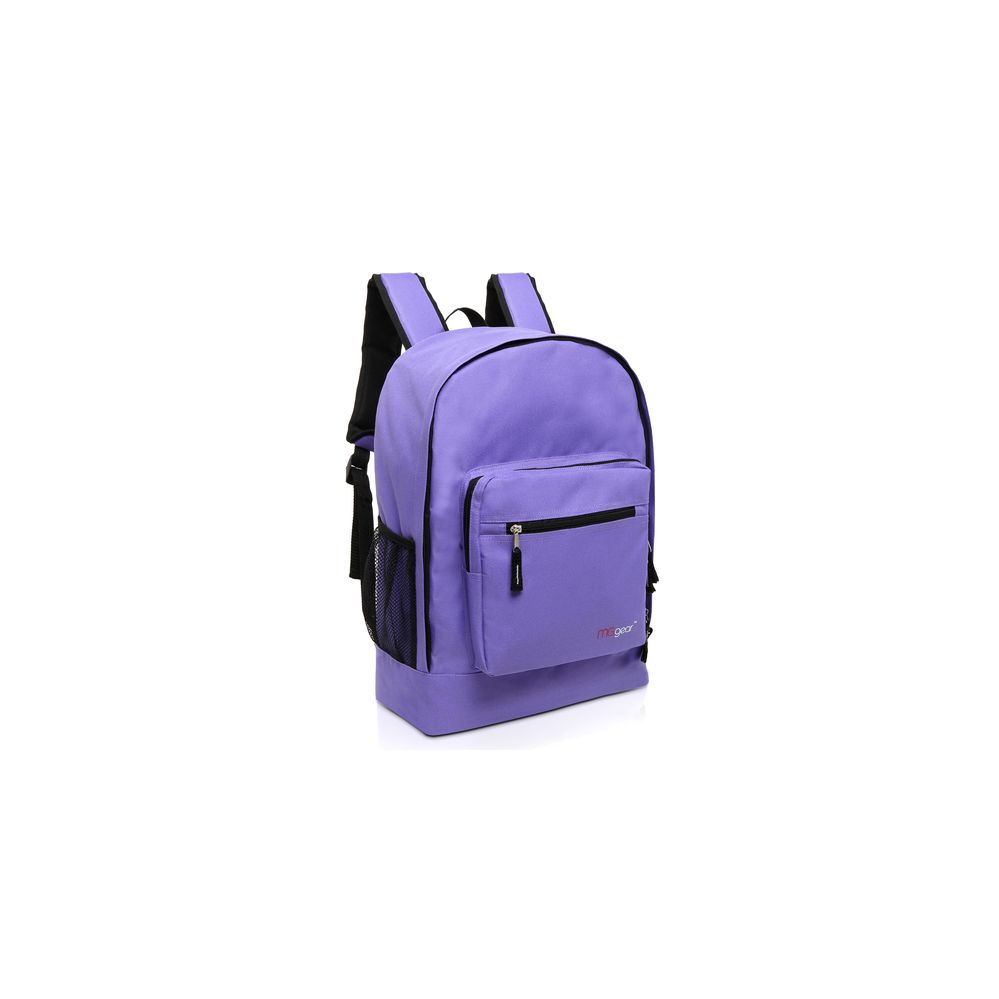 20 Units Of Mggear 17 5 Inch Multi Pocket School Book Bags In Bulk 20 Units Of Mggear 17 5 Inch Multi Pocket School Book Bags In Bulk Purple Backpacks