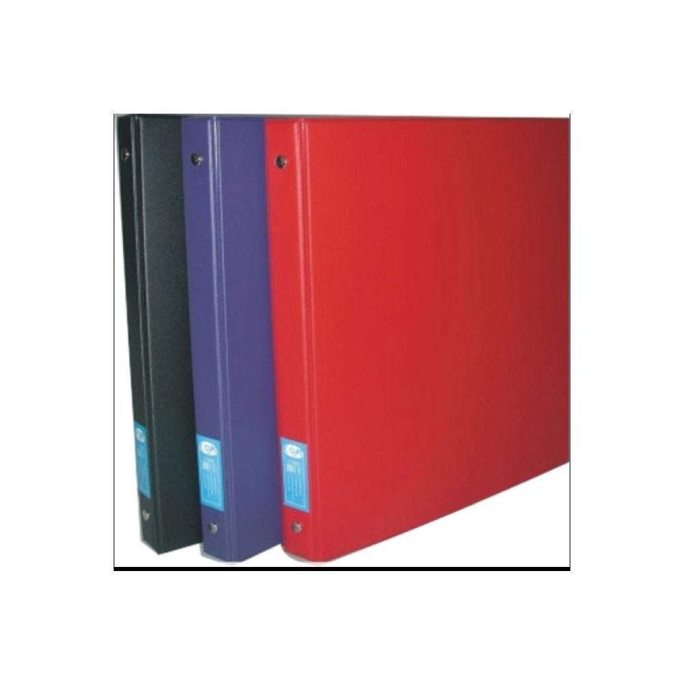 48 Units of Vinyl Binder, 1.5", Asst. Colors Black, White, Navy, Red